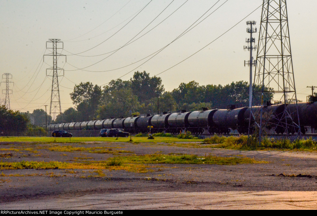 Tank cars train